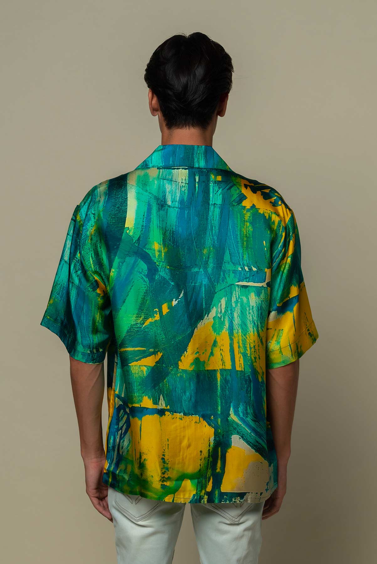 Chemise Homme en soie manches courtes