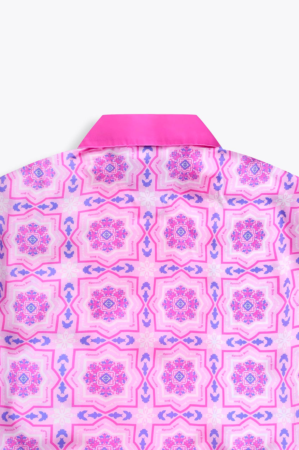 EGO PINKADELICOUS SHORT SLEEVE SILK SHIRT