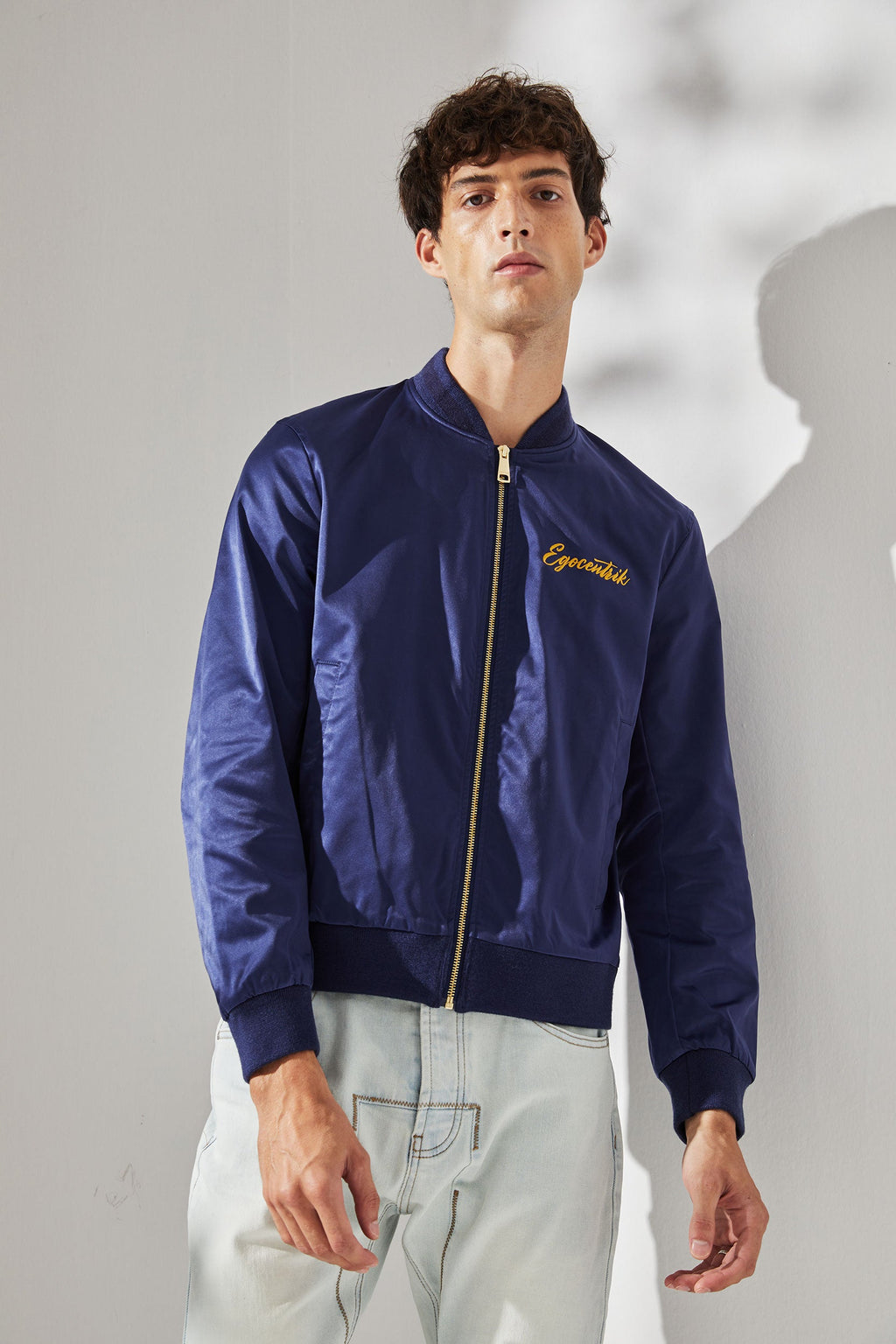 Veste bomber bleu "Riviera"