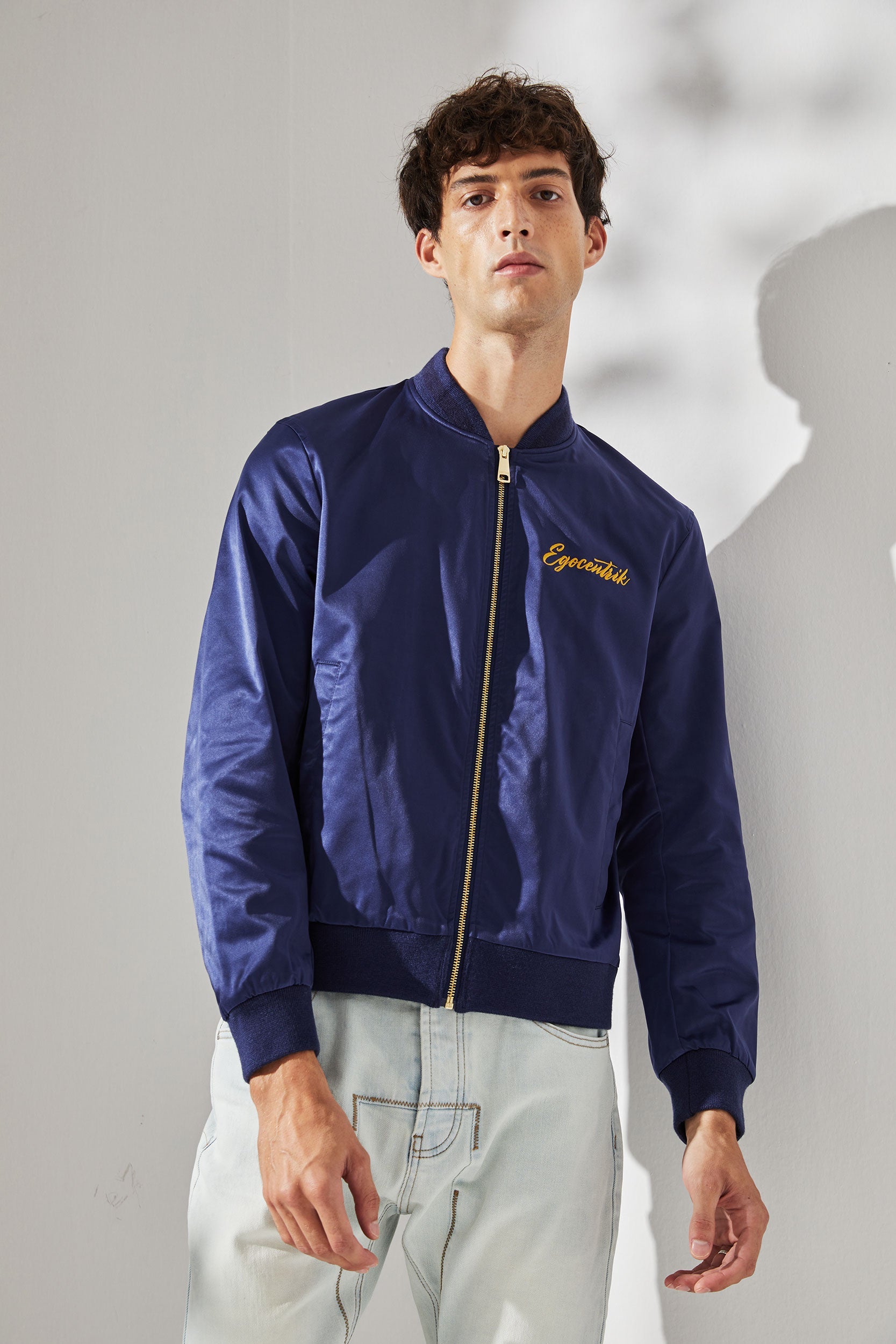 Veste bomber bleu "Riviera"
