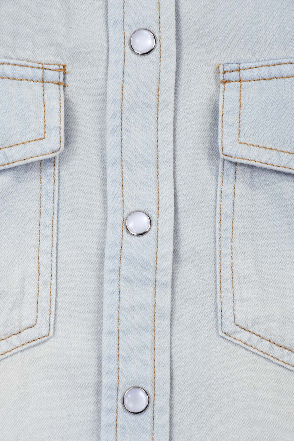 Chemise en jean femme bleu très clair