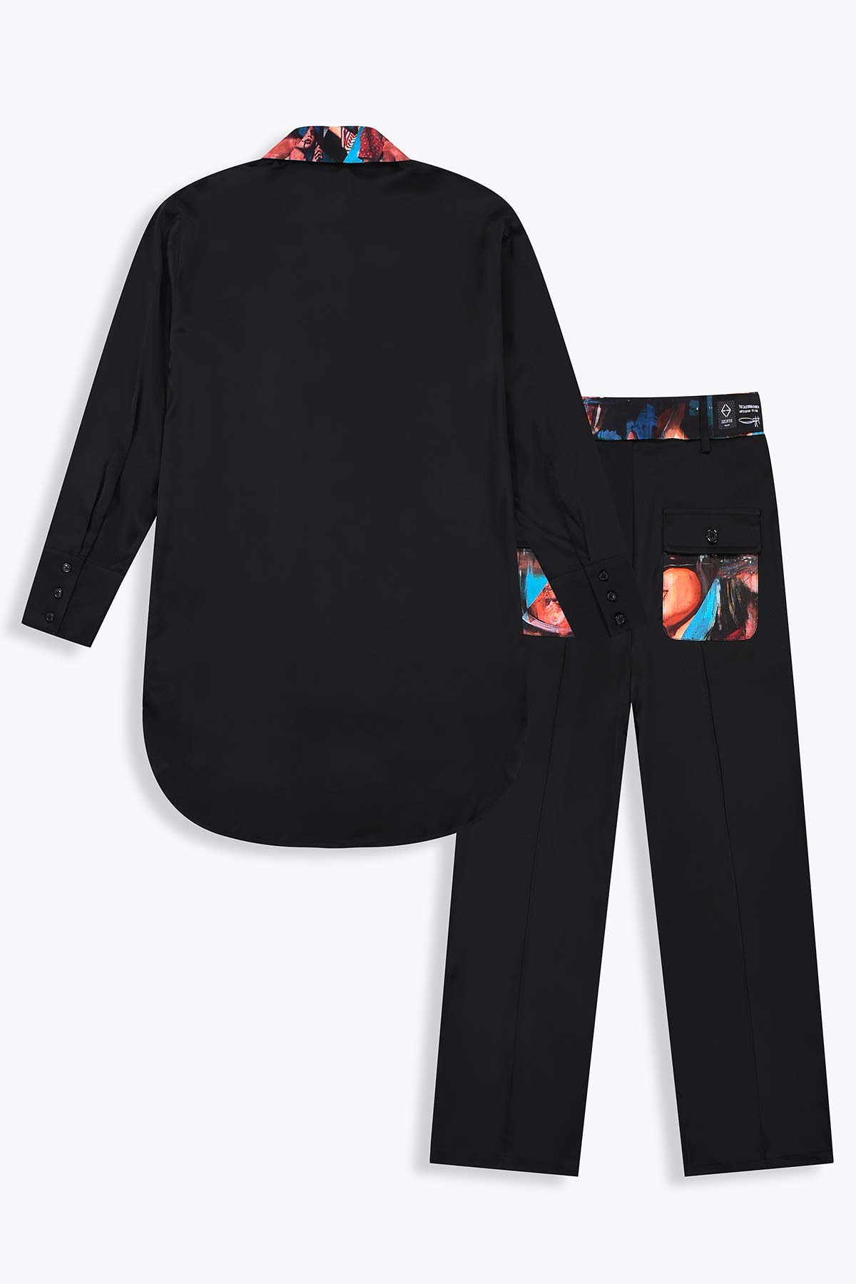 Chemise femme en soie "California Bunch"