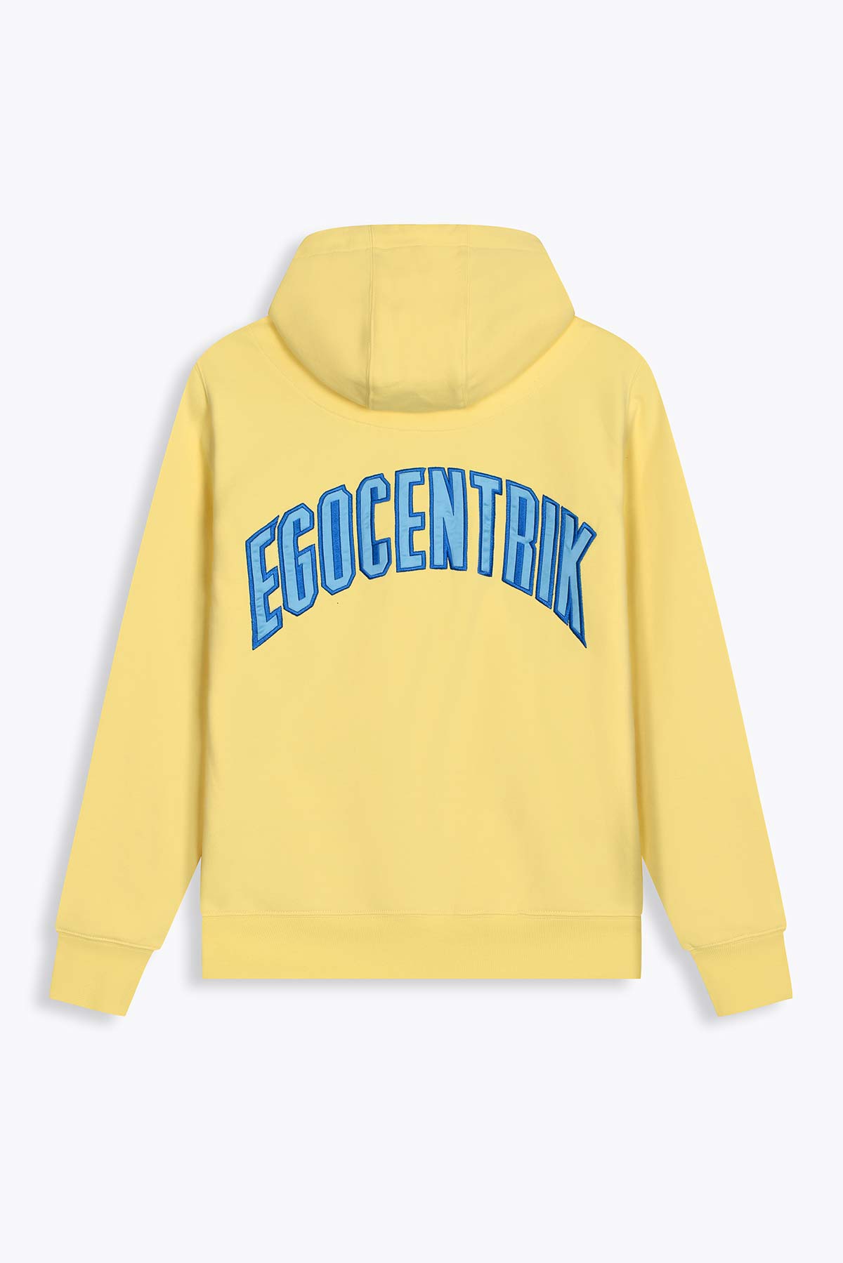 Hoodie jaune avec patch soie "Pop VR"