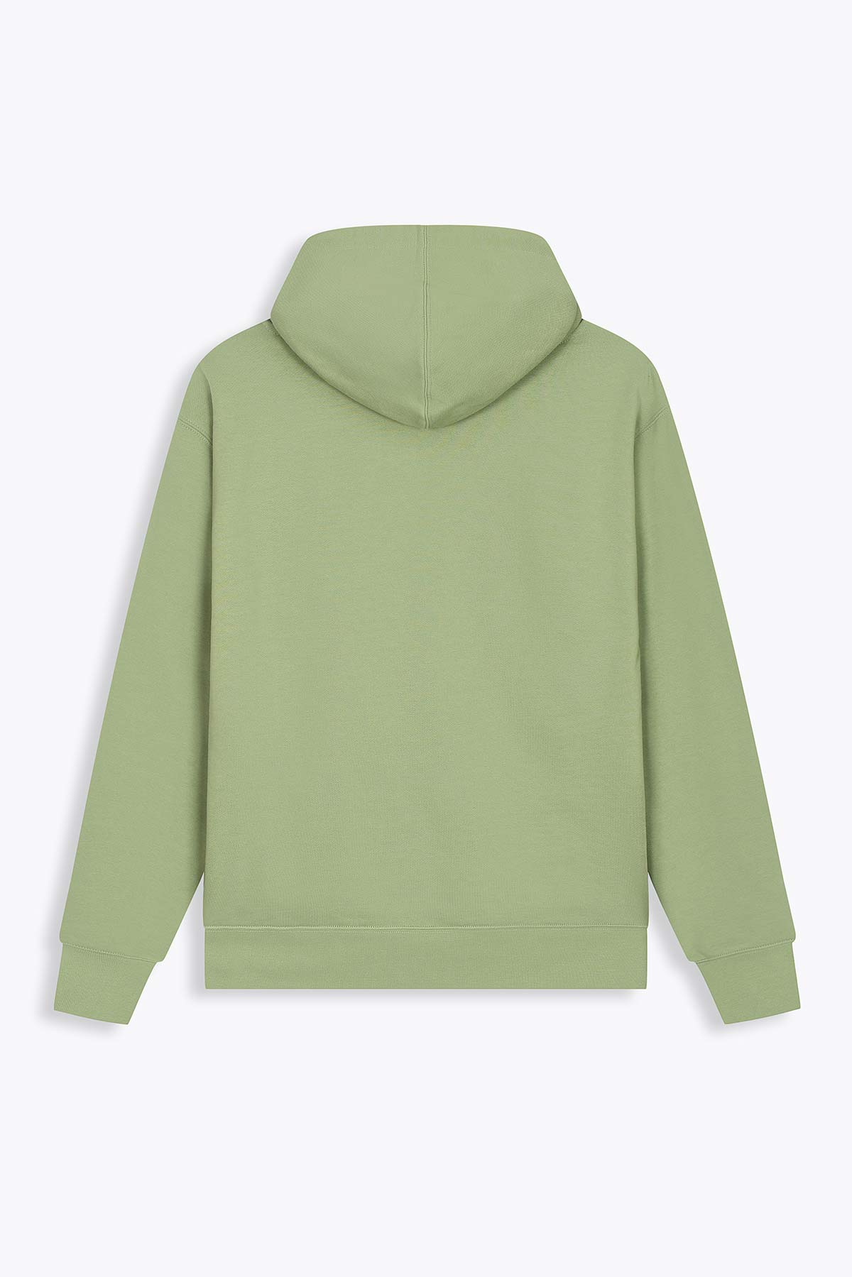 Hoodie Vert avec patch soie "Exploration"