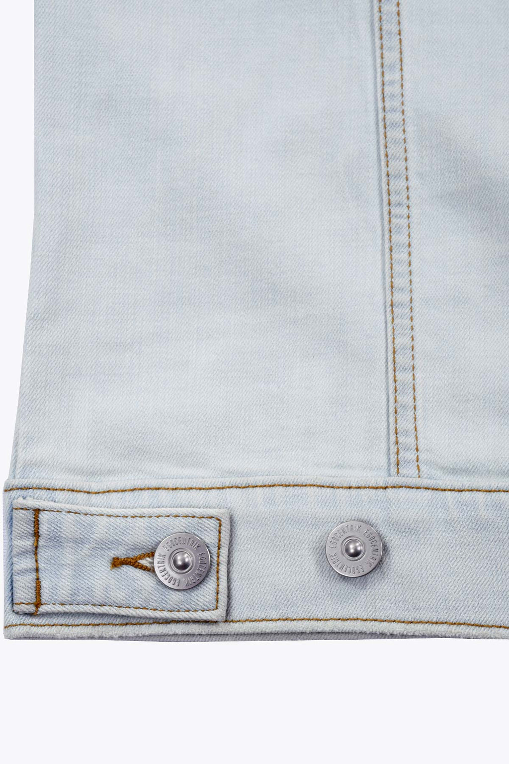Veste Homme en jean used bleu clair