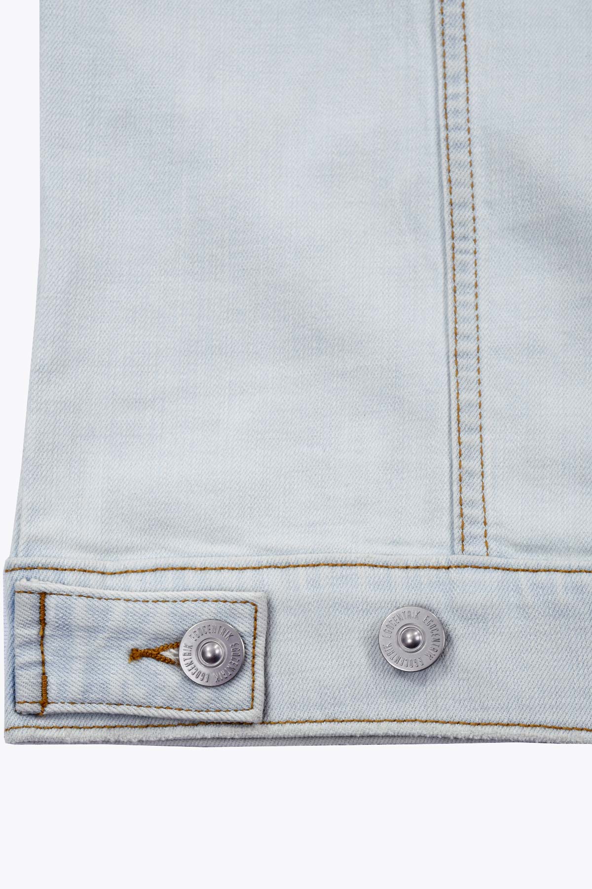 Veste Homme en jean used bleu clair