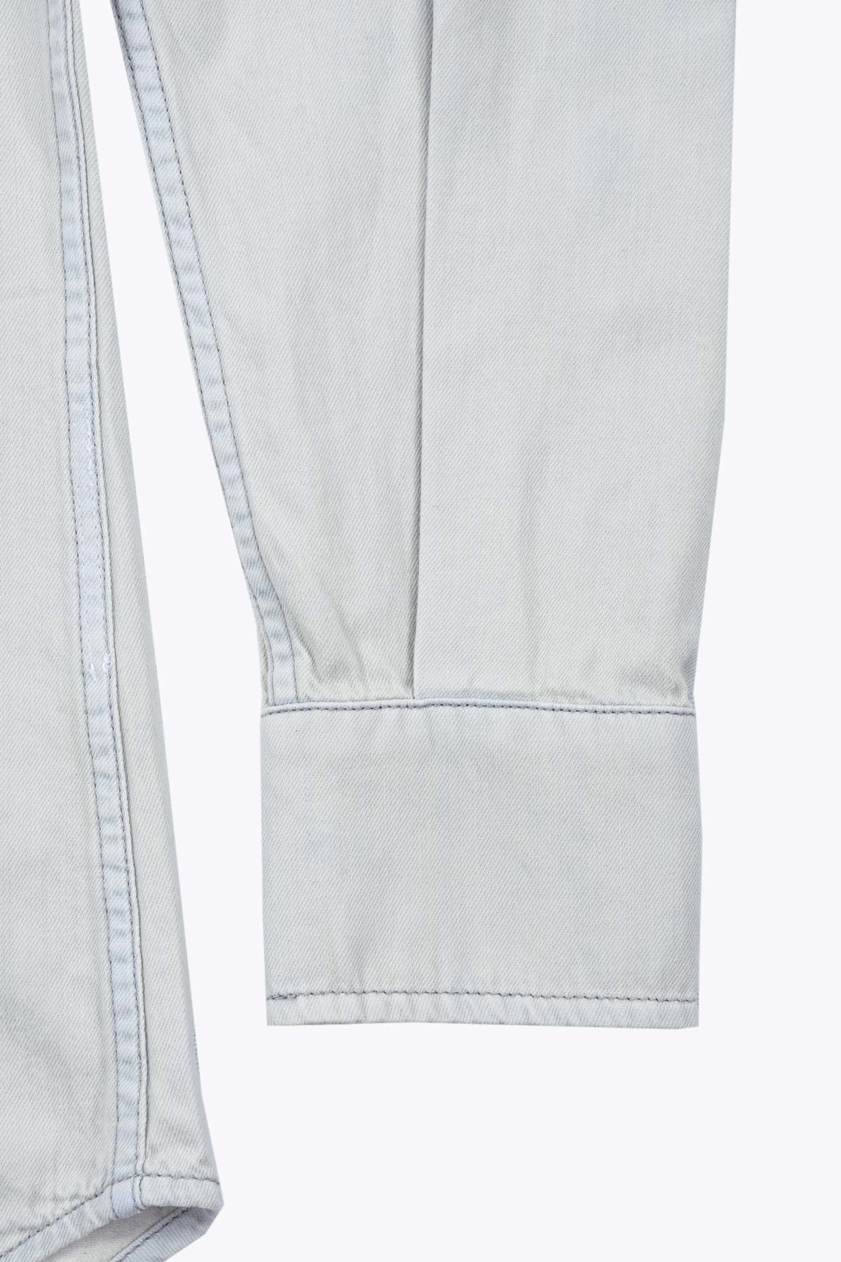 Chemise en Jean homme avec patch soie "Pop VR"