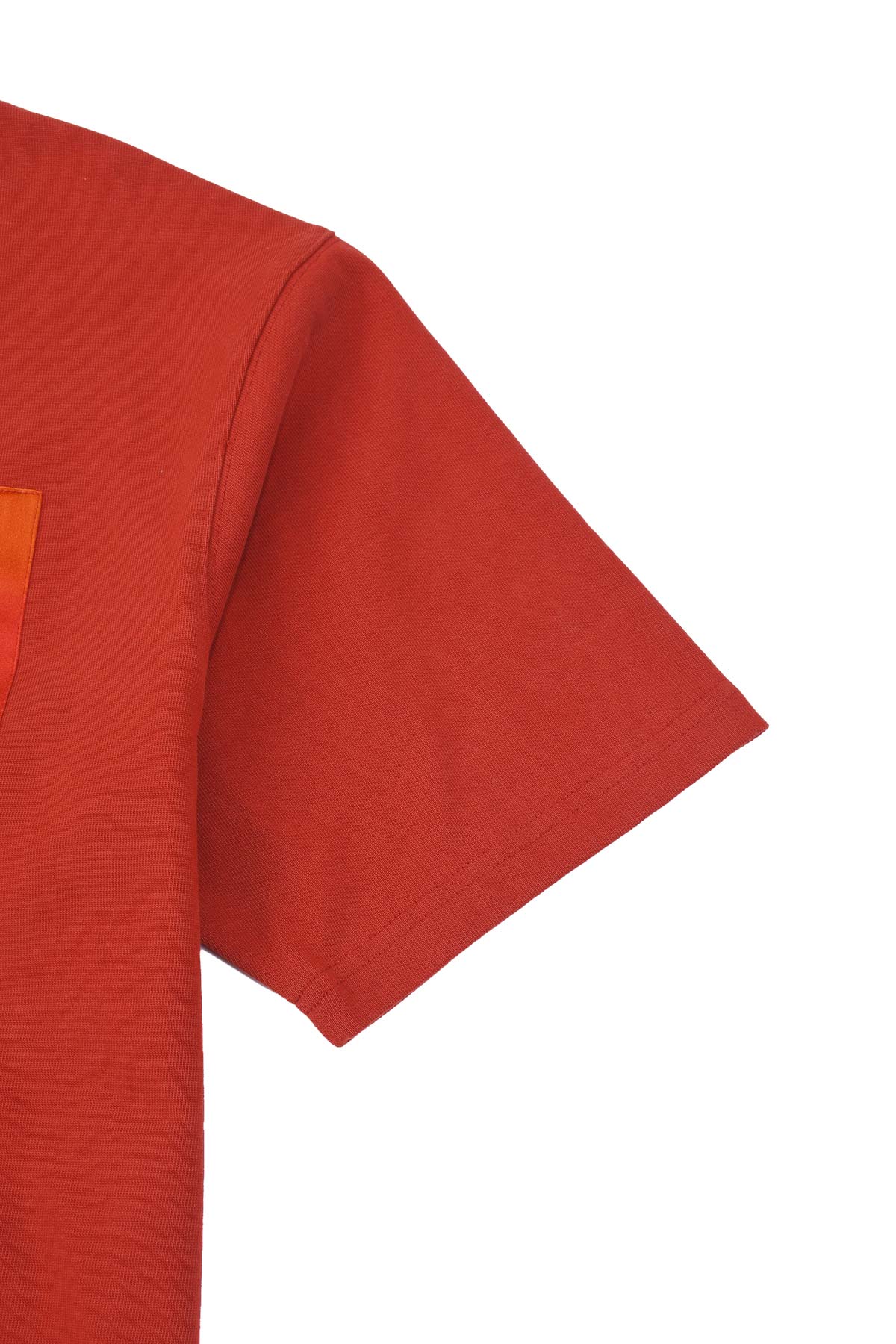 T-Shirt rouge Oversized avec patch soie "Gemeos"