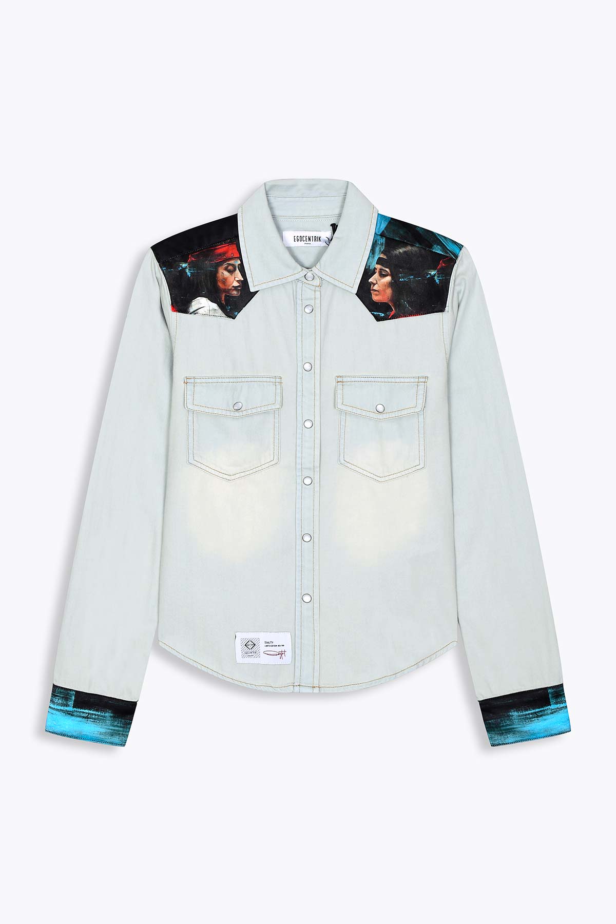 Chemise en Jean femme manches longues "Duality"