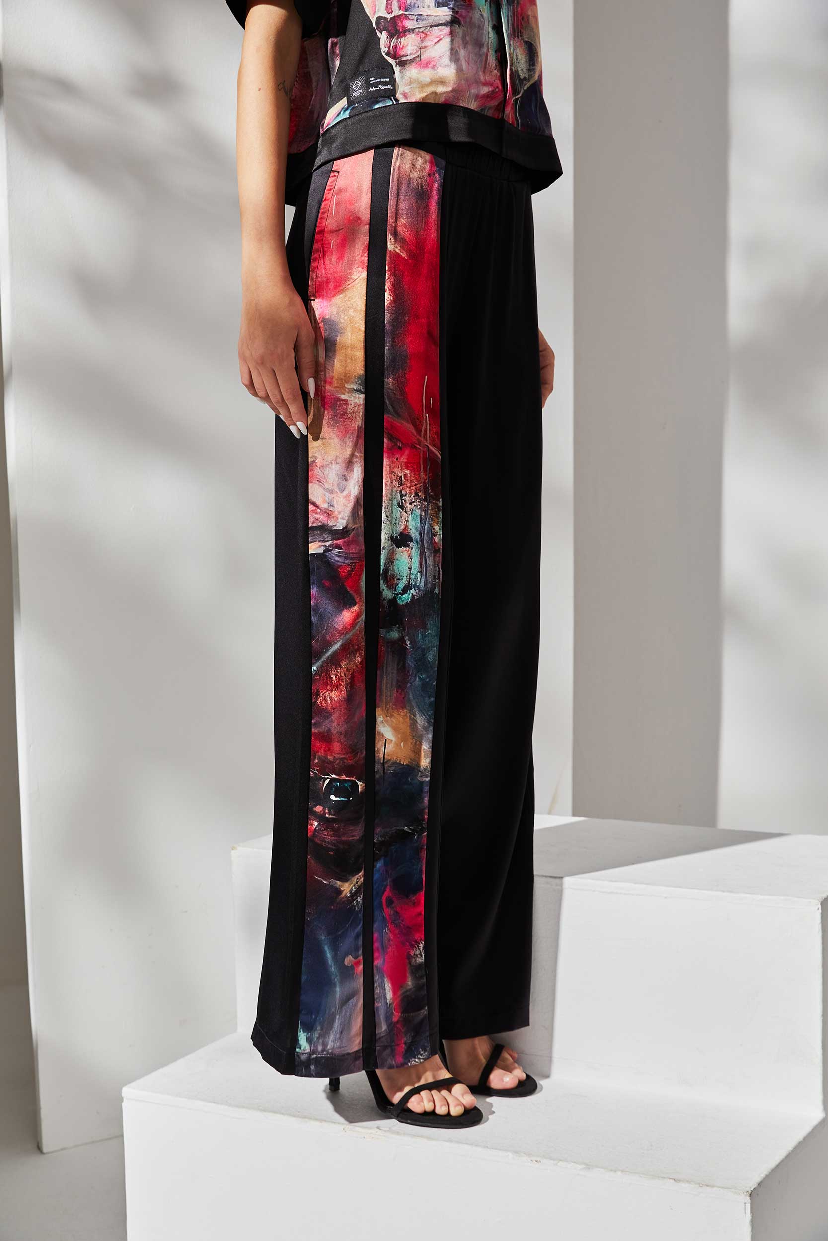 Pantalon soie Alba
