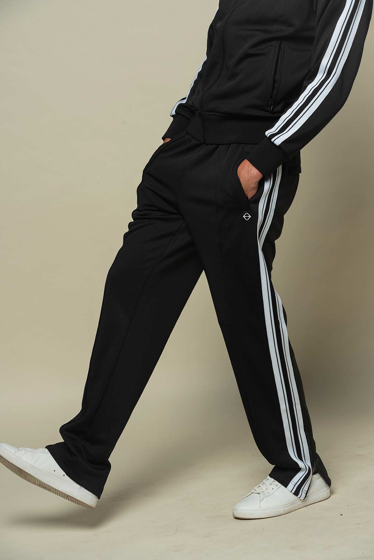 EGO BLACK TRACKSUIT JACKET