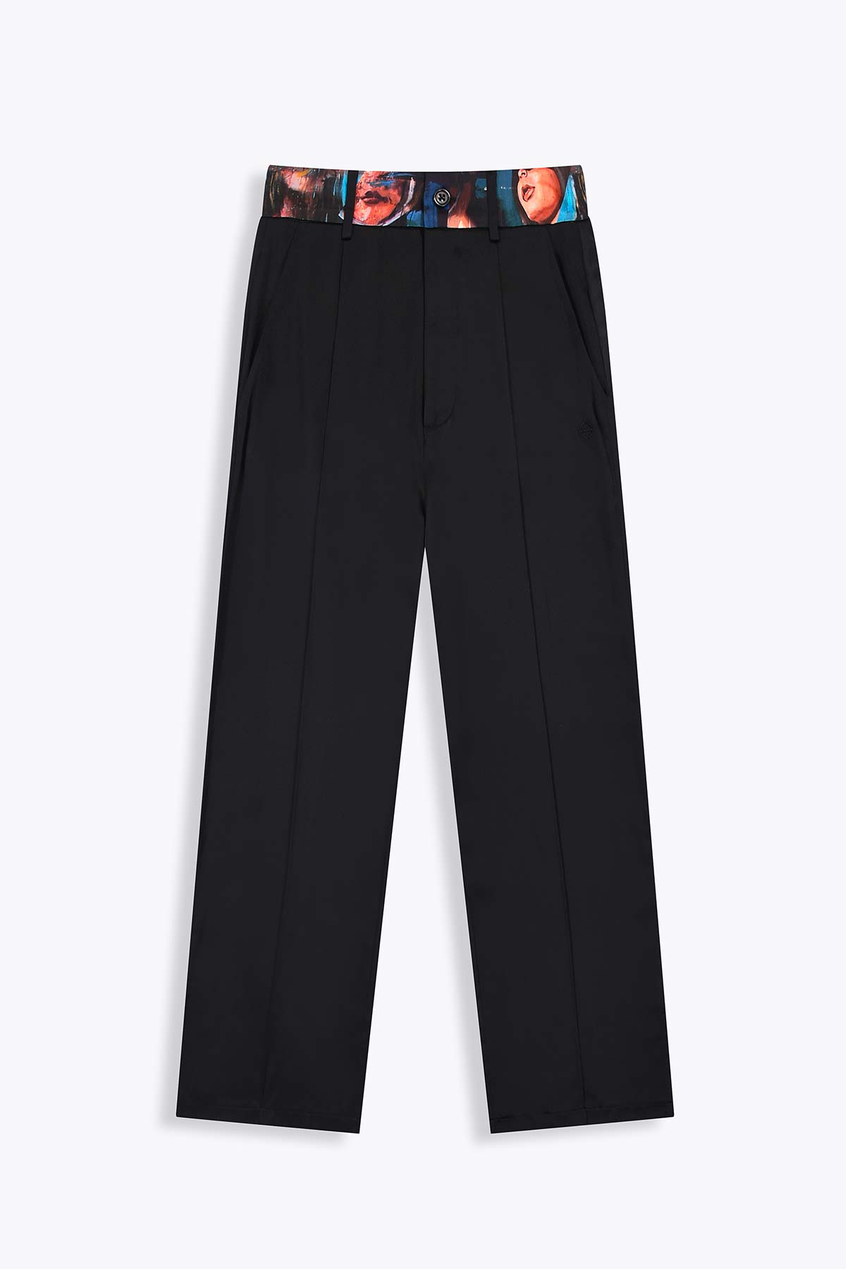 Pantalon femme fluide en soie "California Bunch"