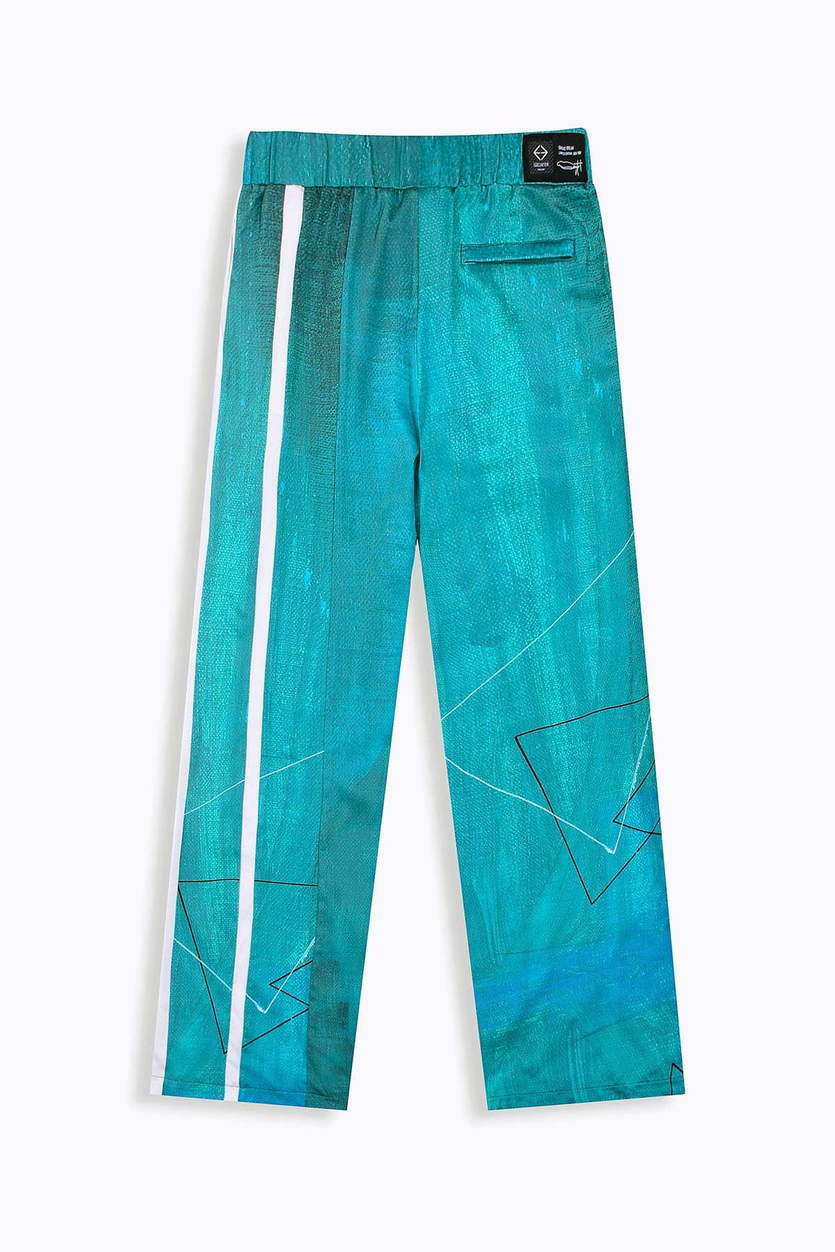 Pantalon femme fluide en soie "Smoke Break"