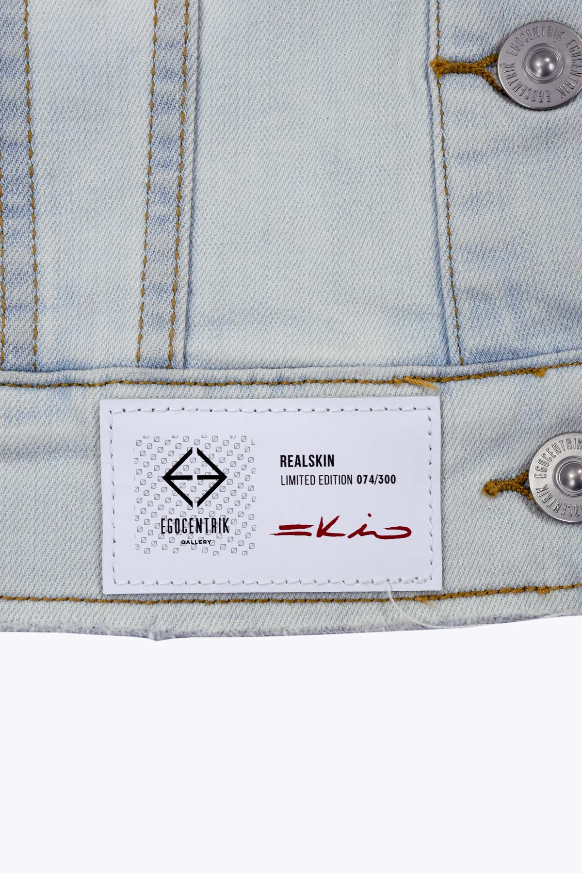 Veste en Jean femme clair "Realskin"