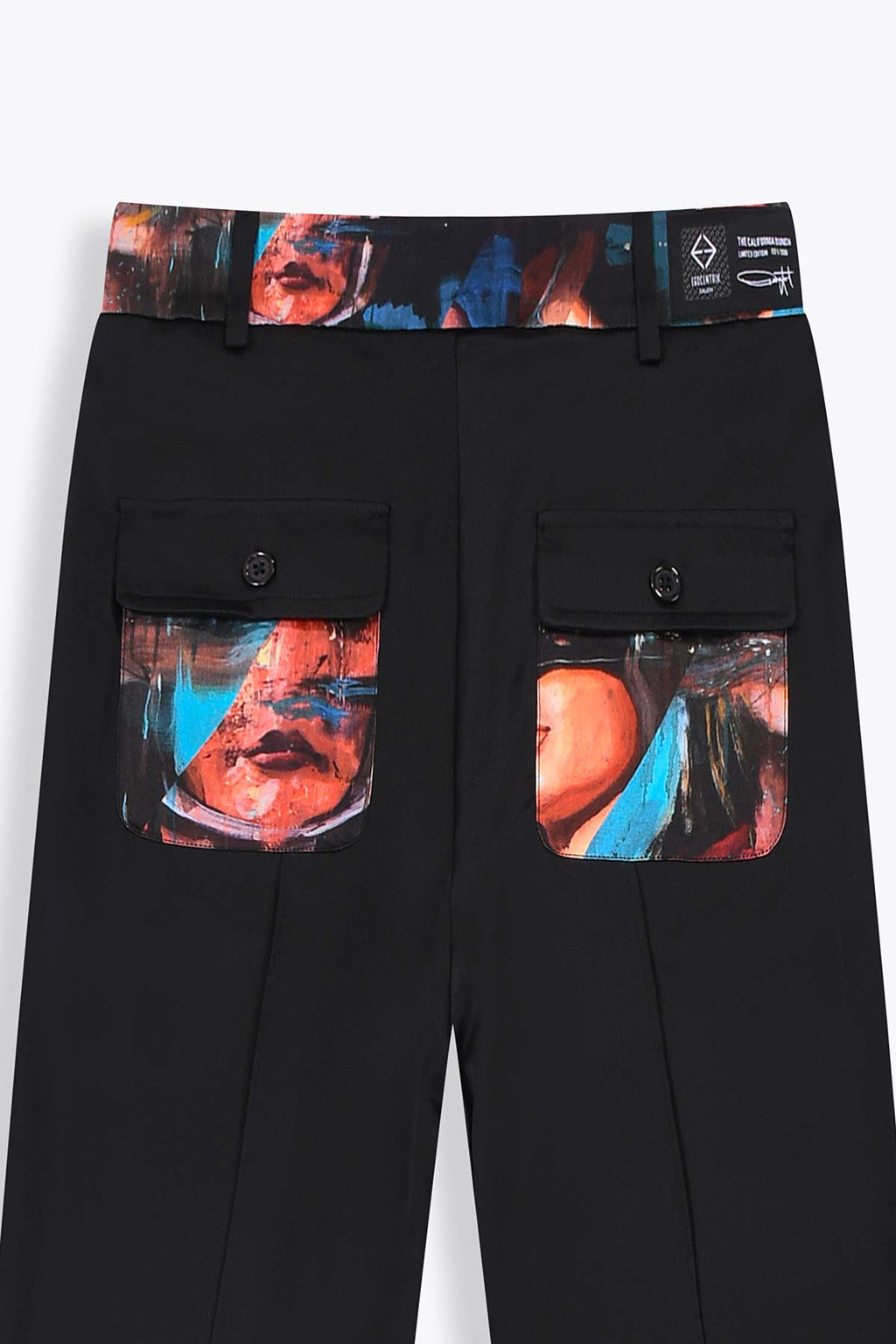 Pantalon femme fluide en soie "California Bunch"