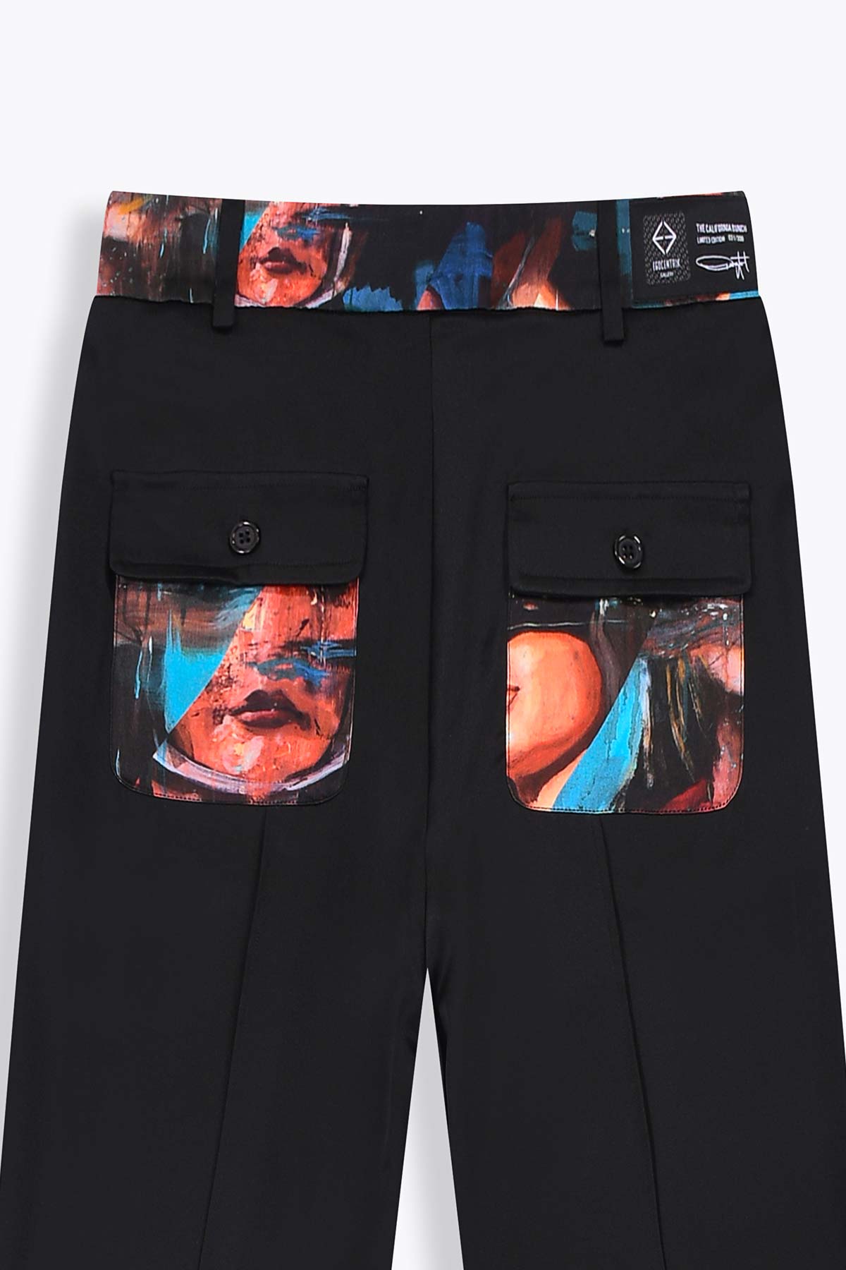 Pantalon femme fluide en soie "California Bunch"