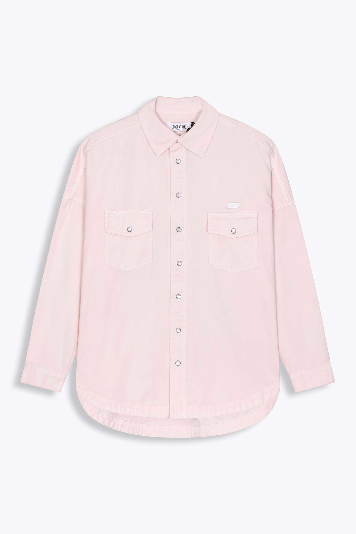Chemise en jean femme rose