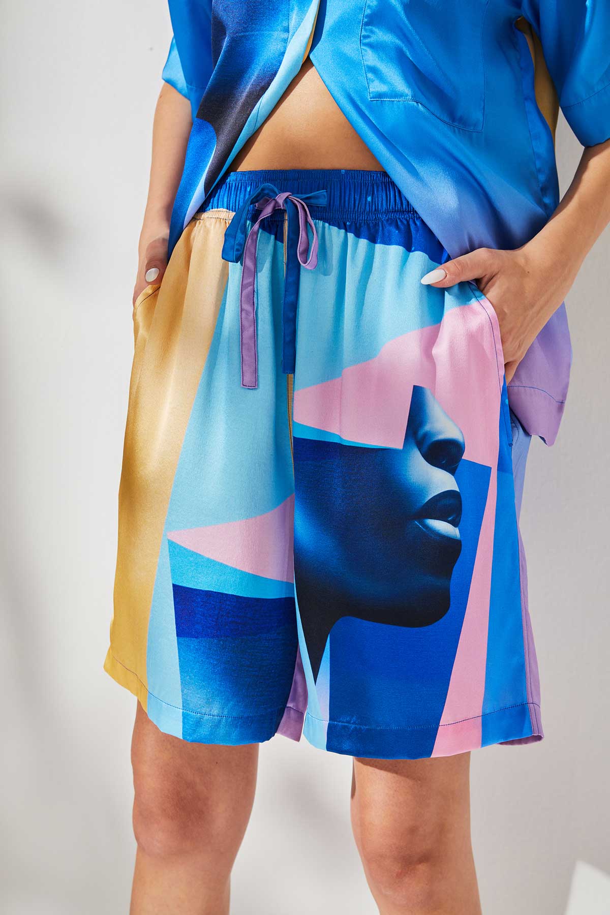 Short en soie Pop VR