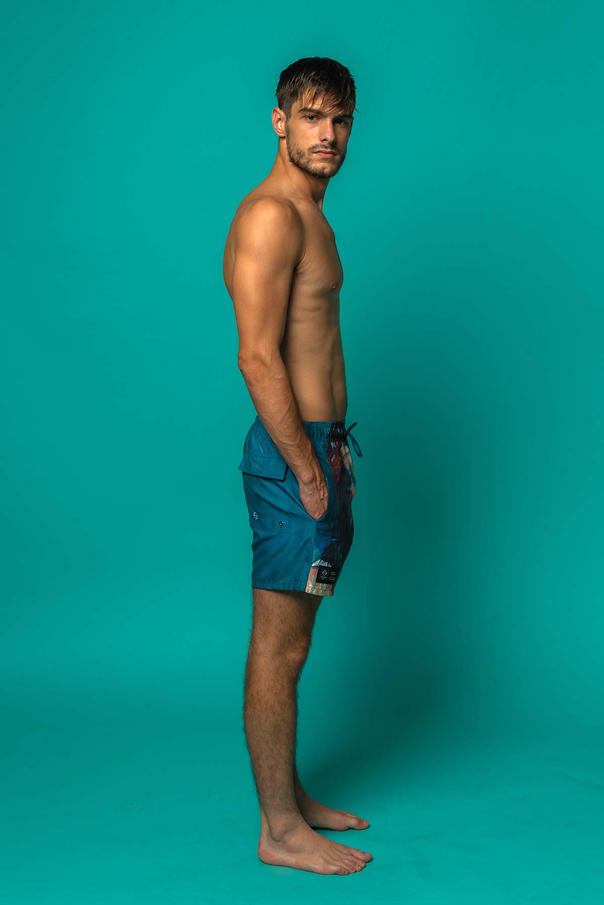 Short de bain "Smoke Break"