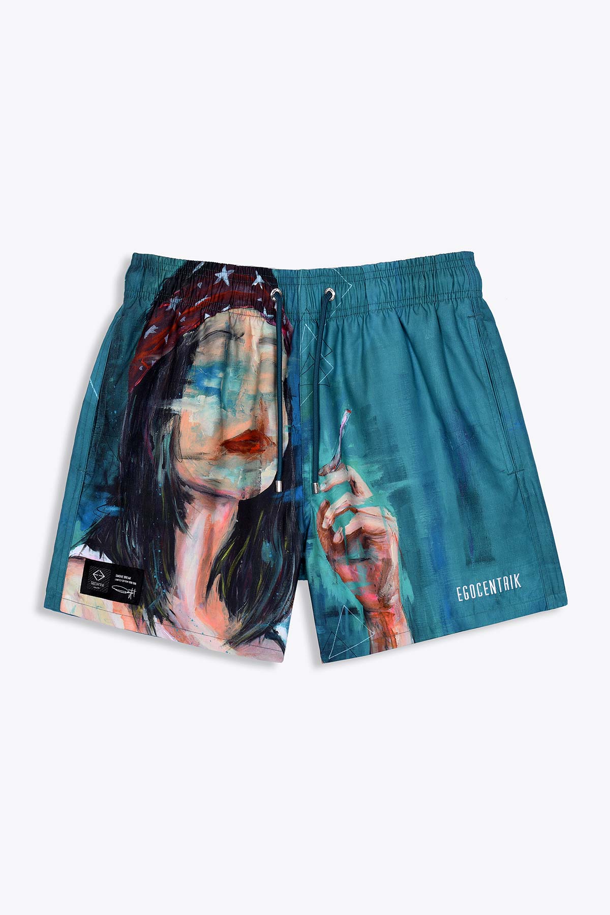 Short de bain "Smoke Break"