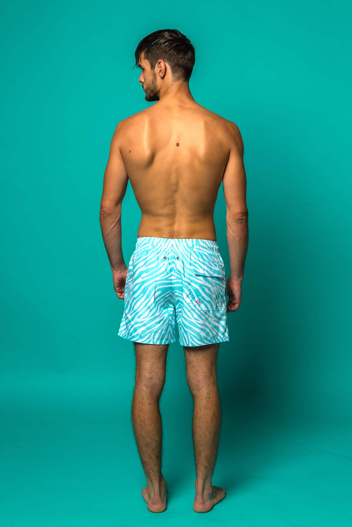 Short de bain "Miami Flamingo"
