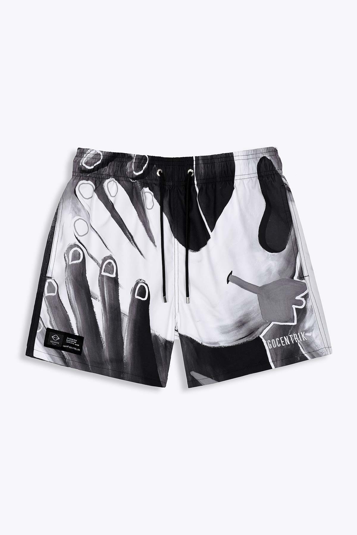 Short de bain "A fleur de peau" Edition noire