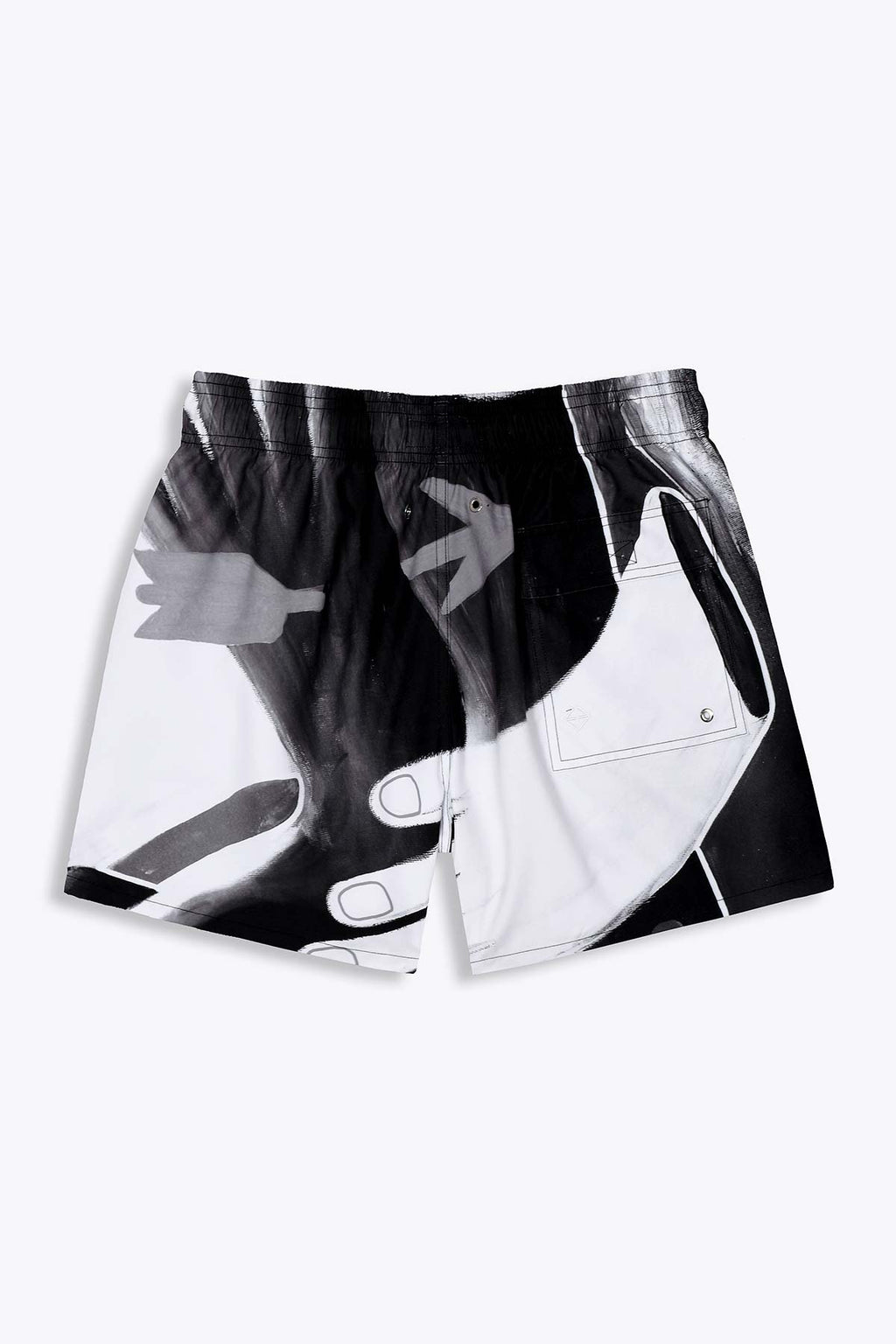 Short de bain "A fleur de peau" Edition noire