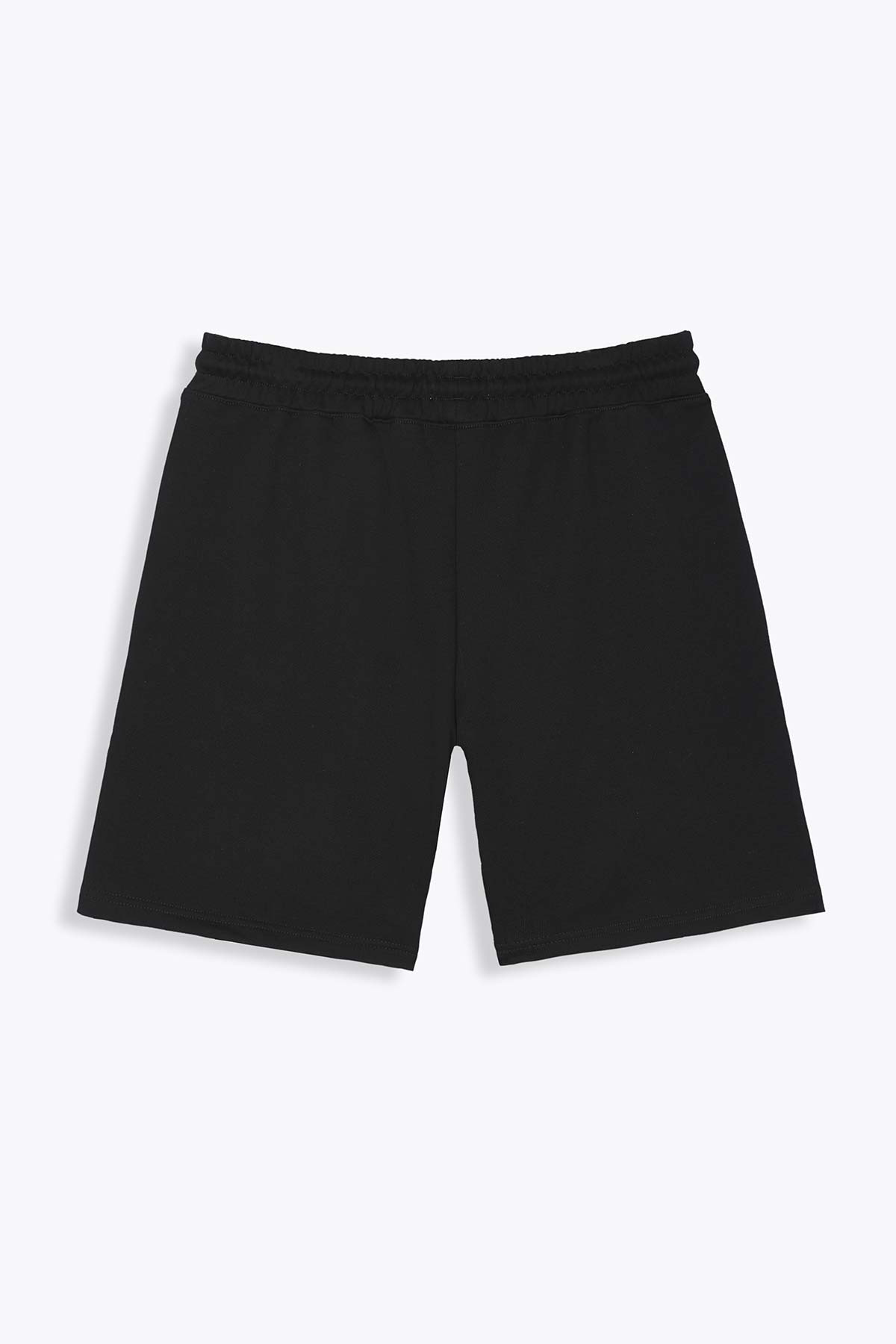 Short noir avec broderie "Twins"