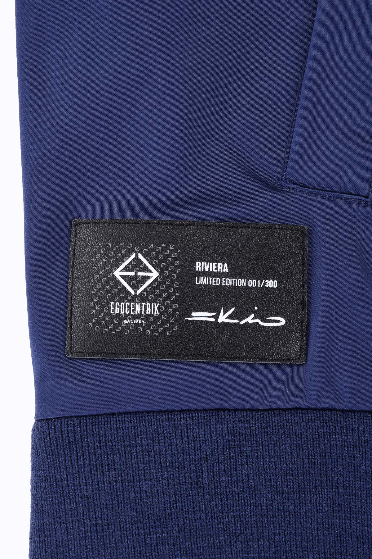 Veste bomber bleu "Riviera"