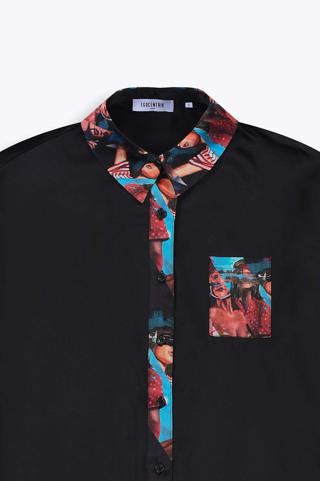 Chemise femme en soie "California Bunch"