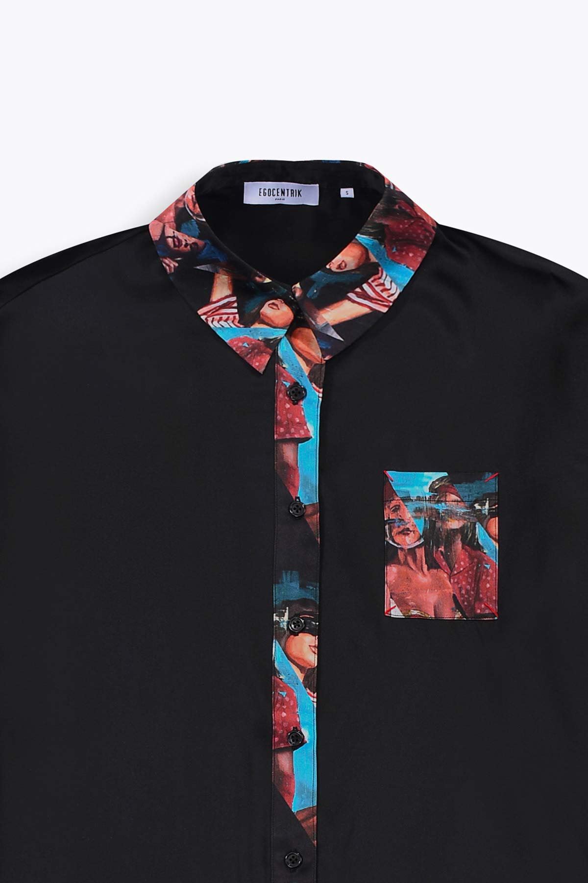 Chemise femme en soie "California Bunch"