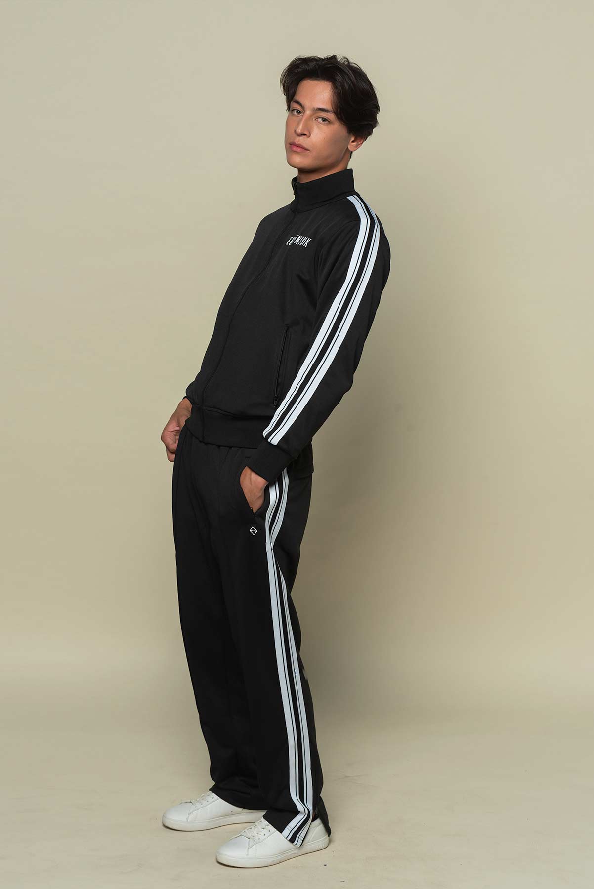 EGO BLACK TRACKSUIT JACKET