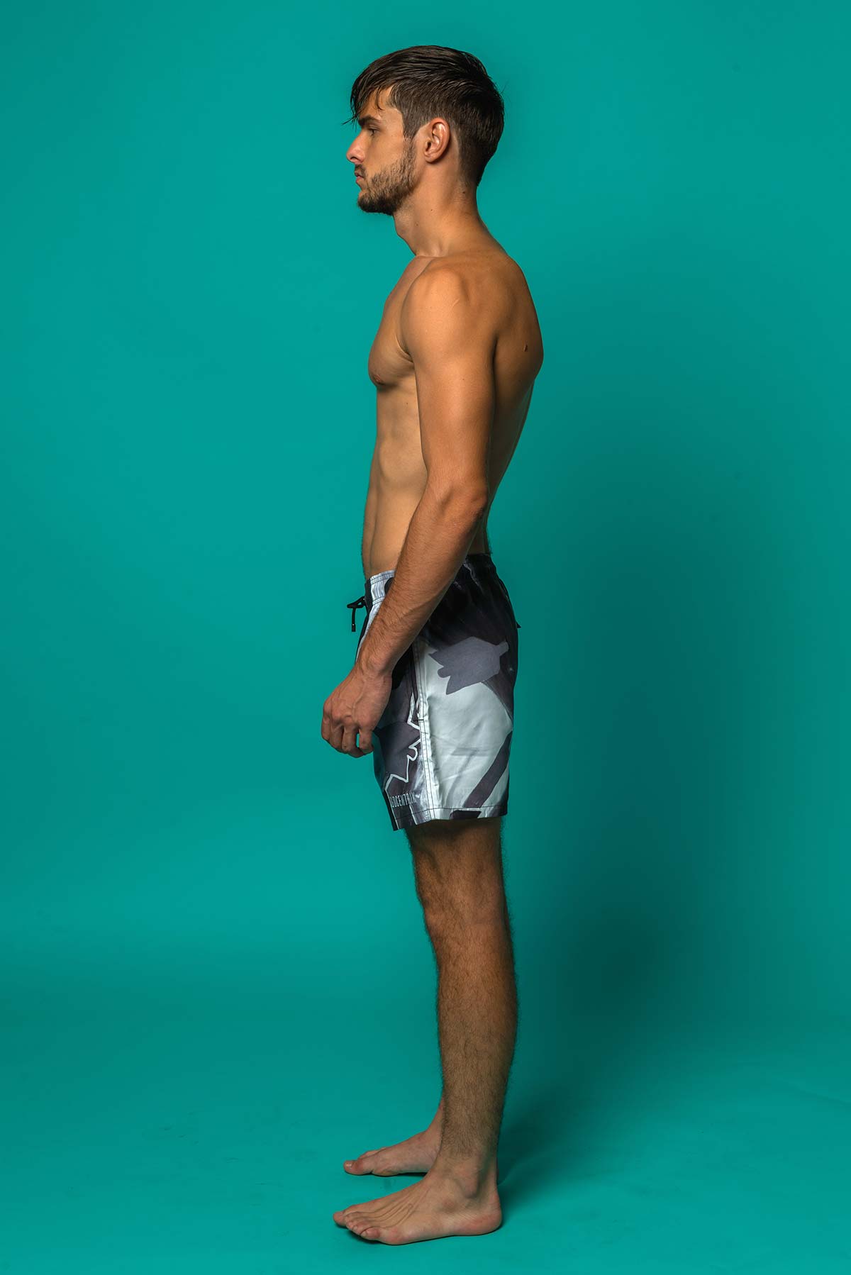 Short de bain "A fleur de peau" Edition noire