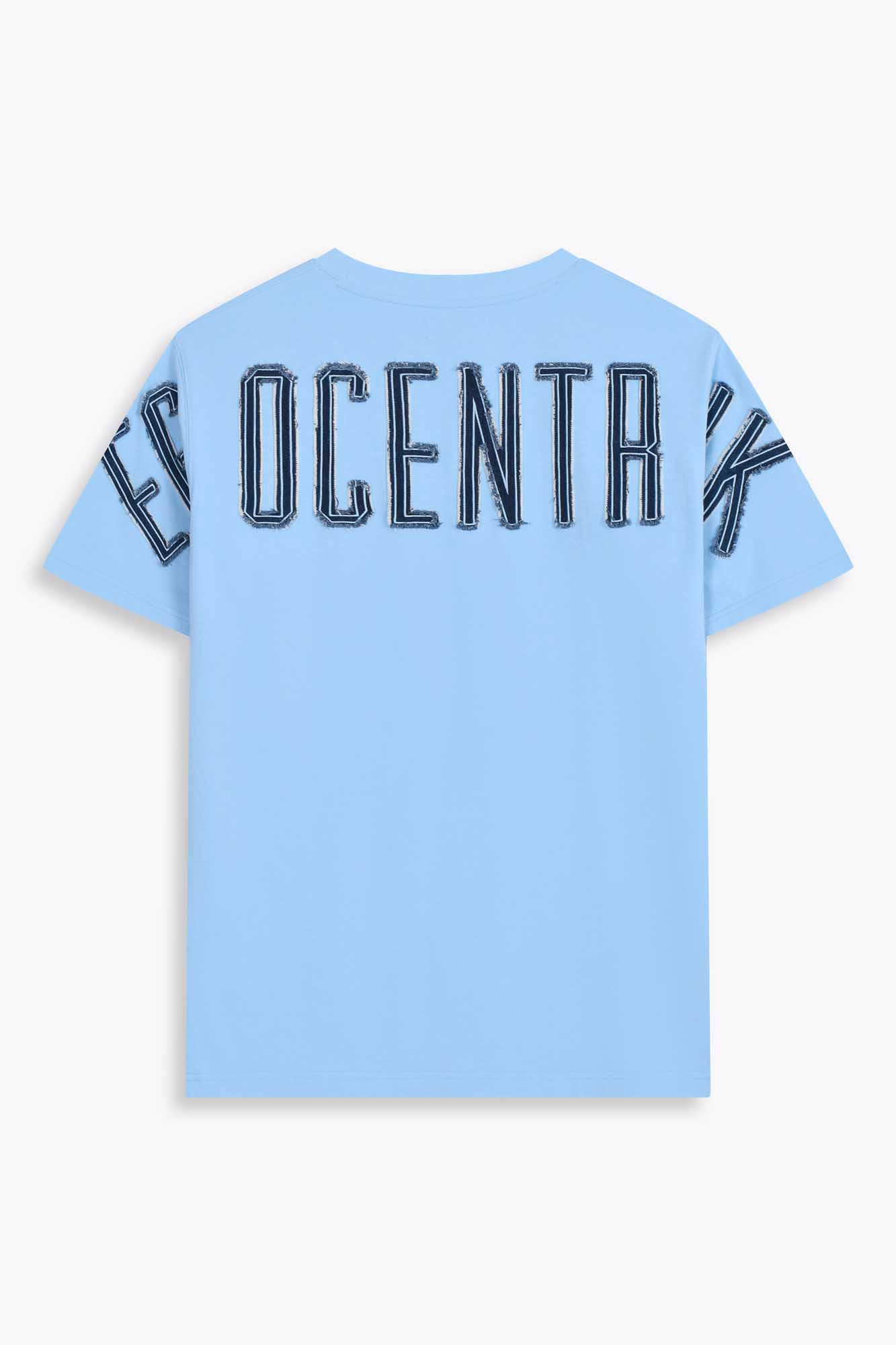 T-shirt denim oversized Bleu clair