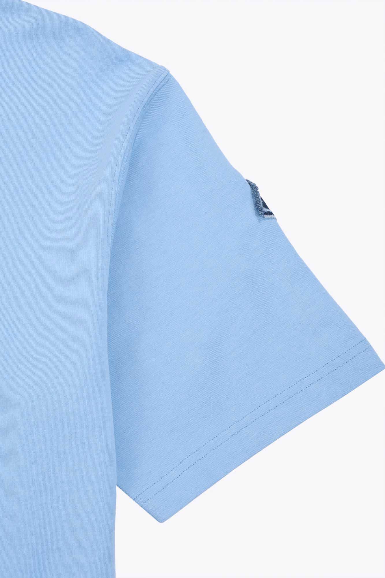 T-shirt denim oversized Bleu clair