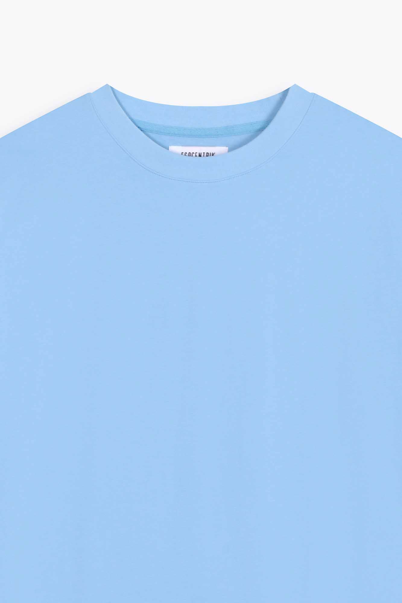 T-shirt denim oversized Bleu clair