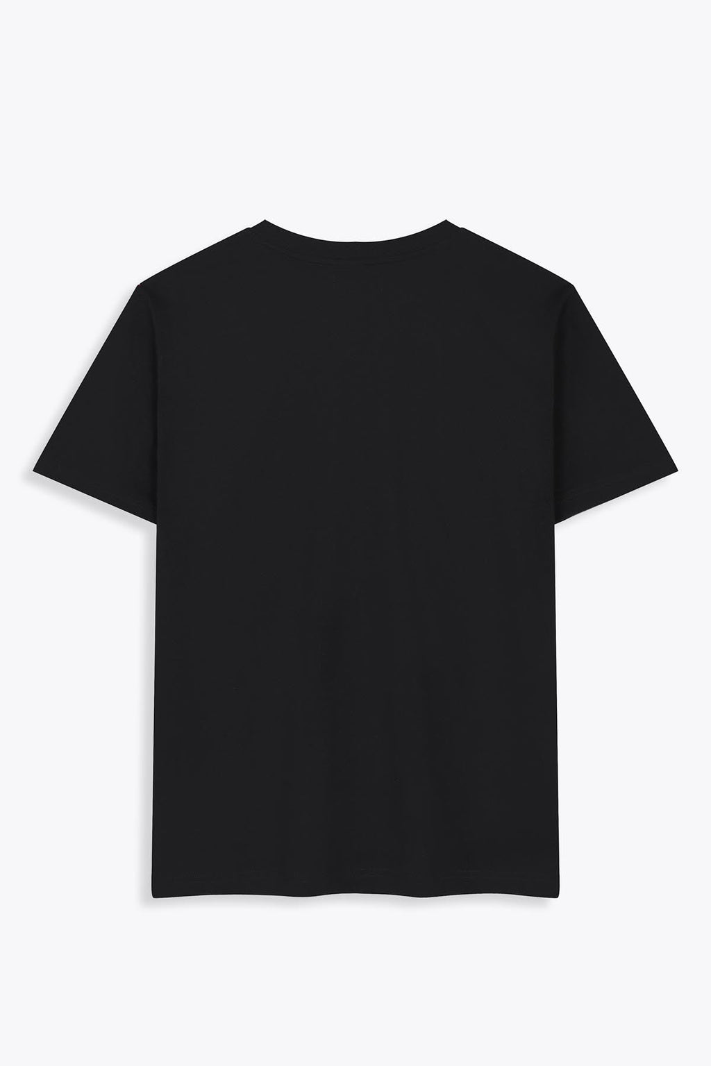 T-Shirt noir Oversized patch soie "Geisha"