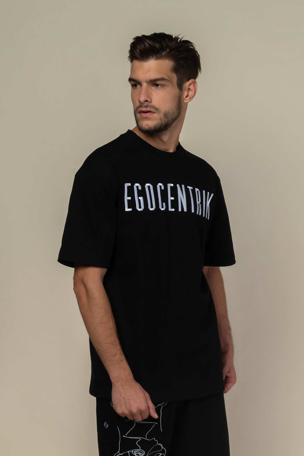 EGO FRONT OVERSIZED TEE