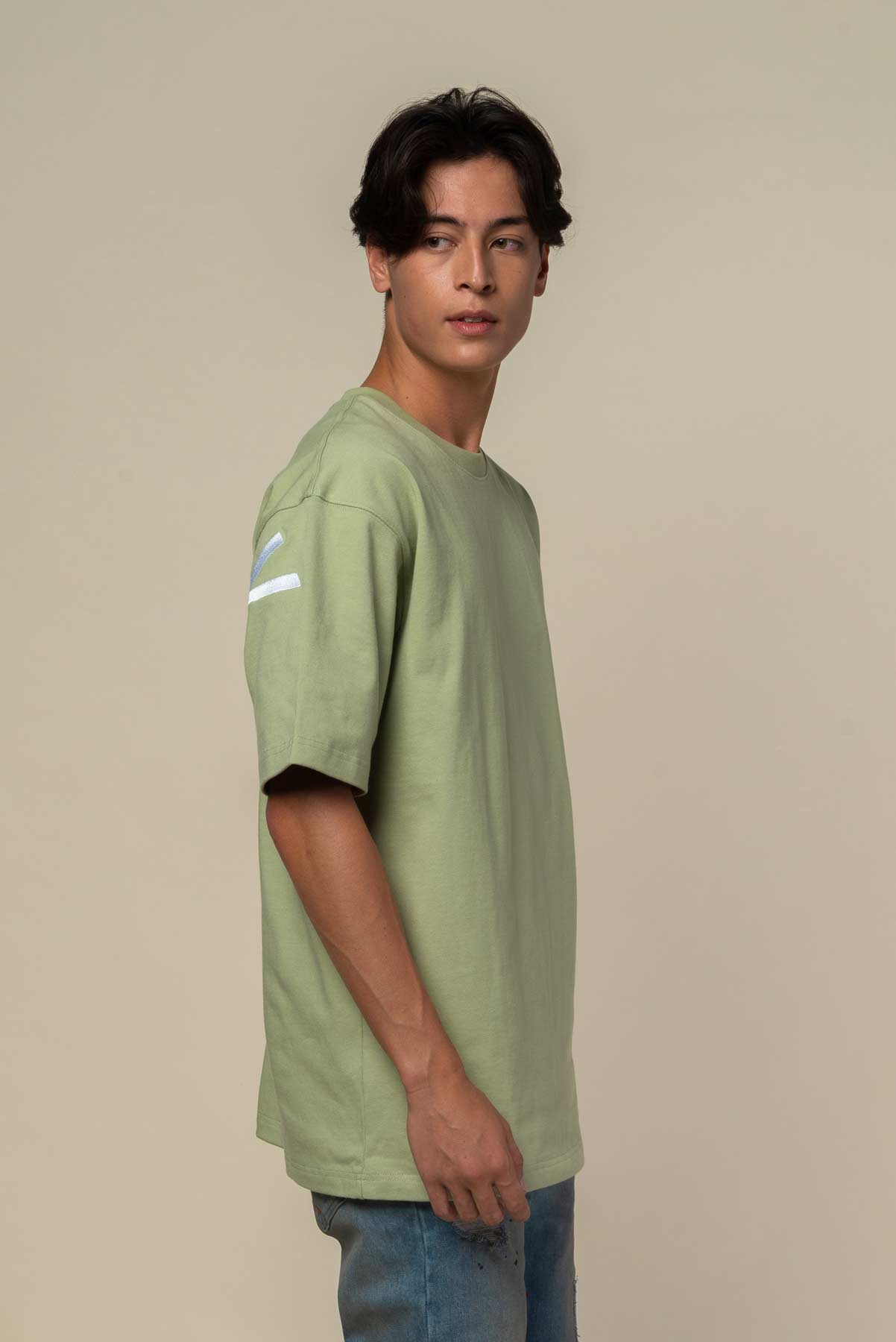 EGO BACK OLIVE OVERSIZED TEE