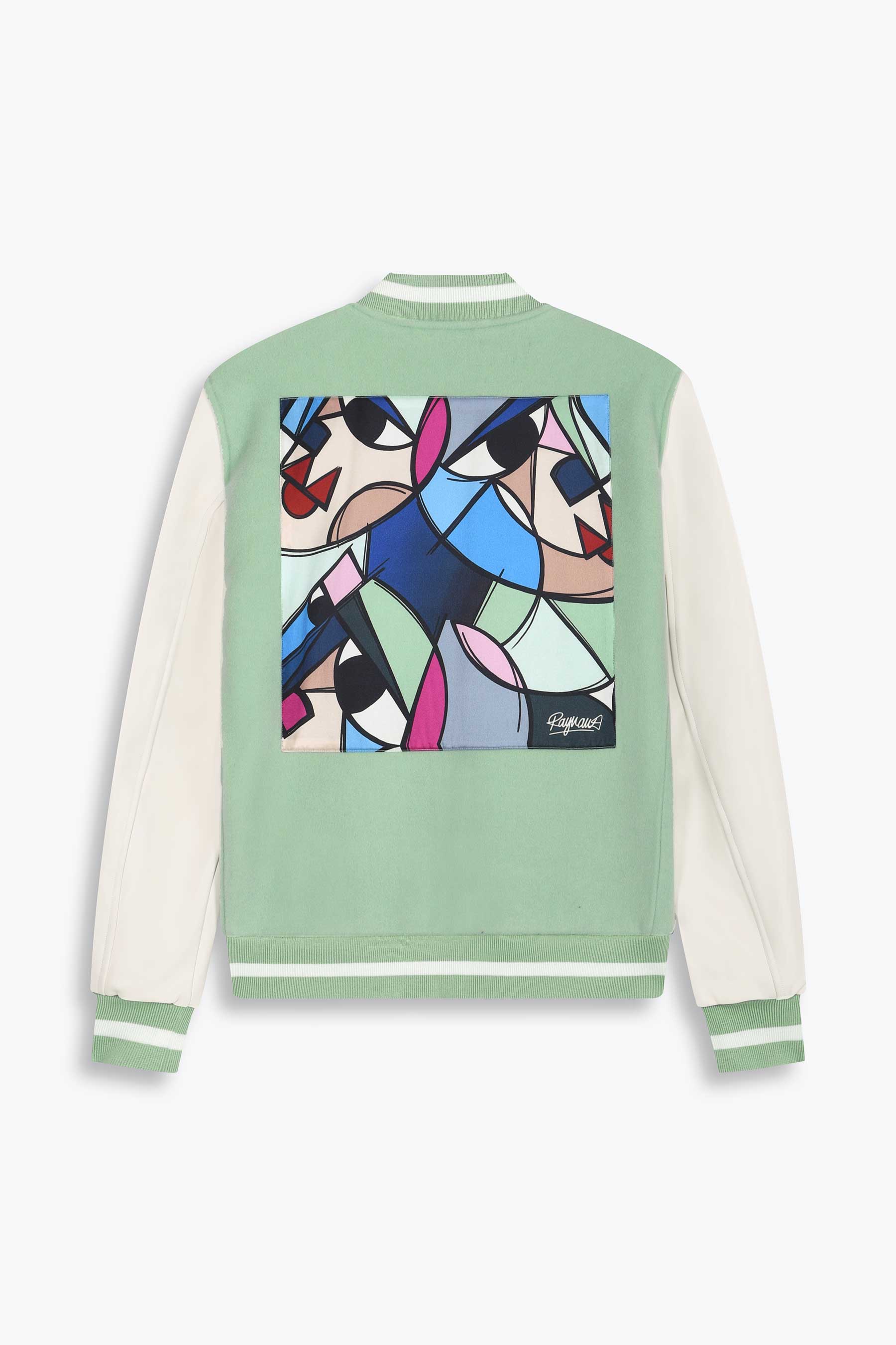 Veste bomber Abstract Vert