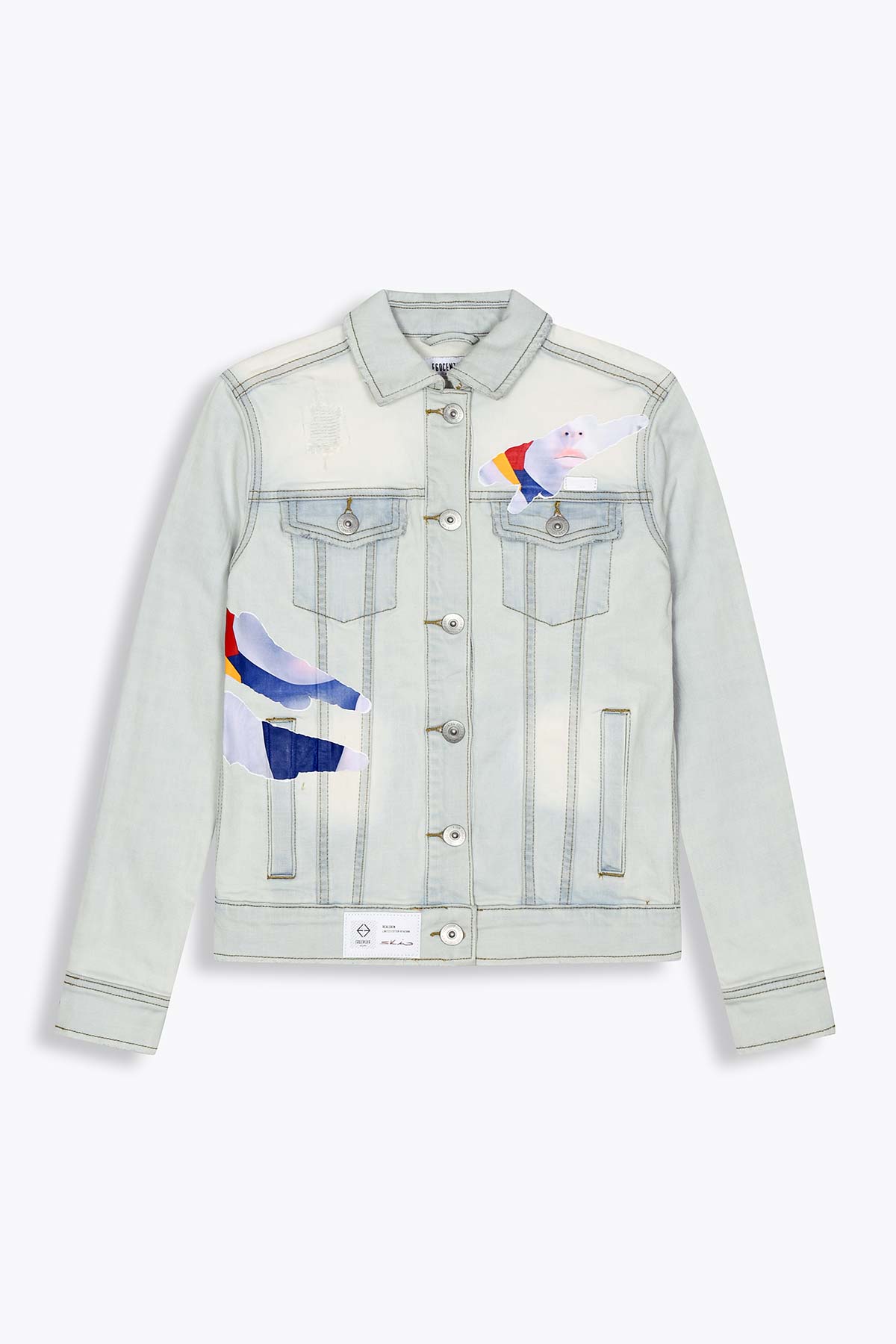Veste en Jean femme clair "Realskin"