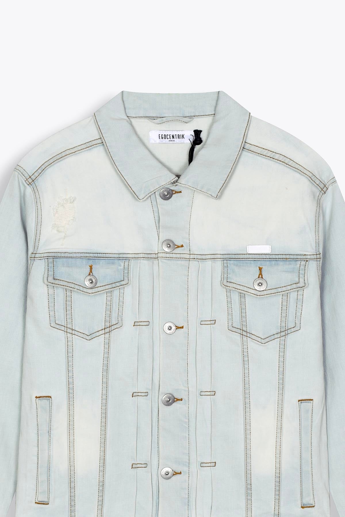 Veste en jean Patch en soie "Realskin"
