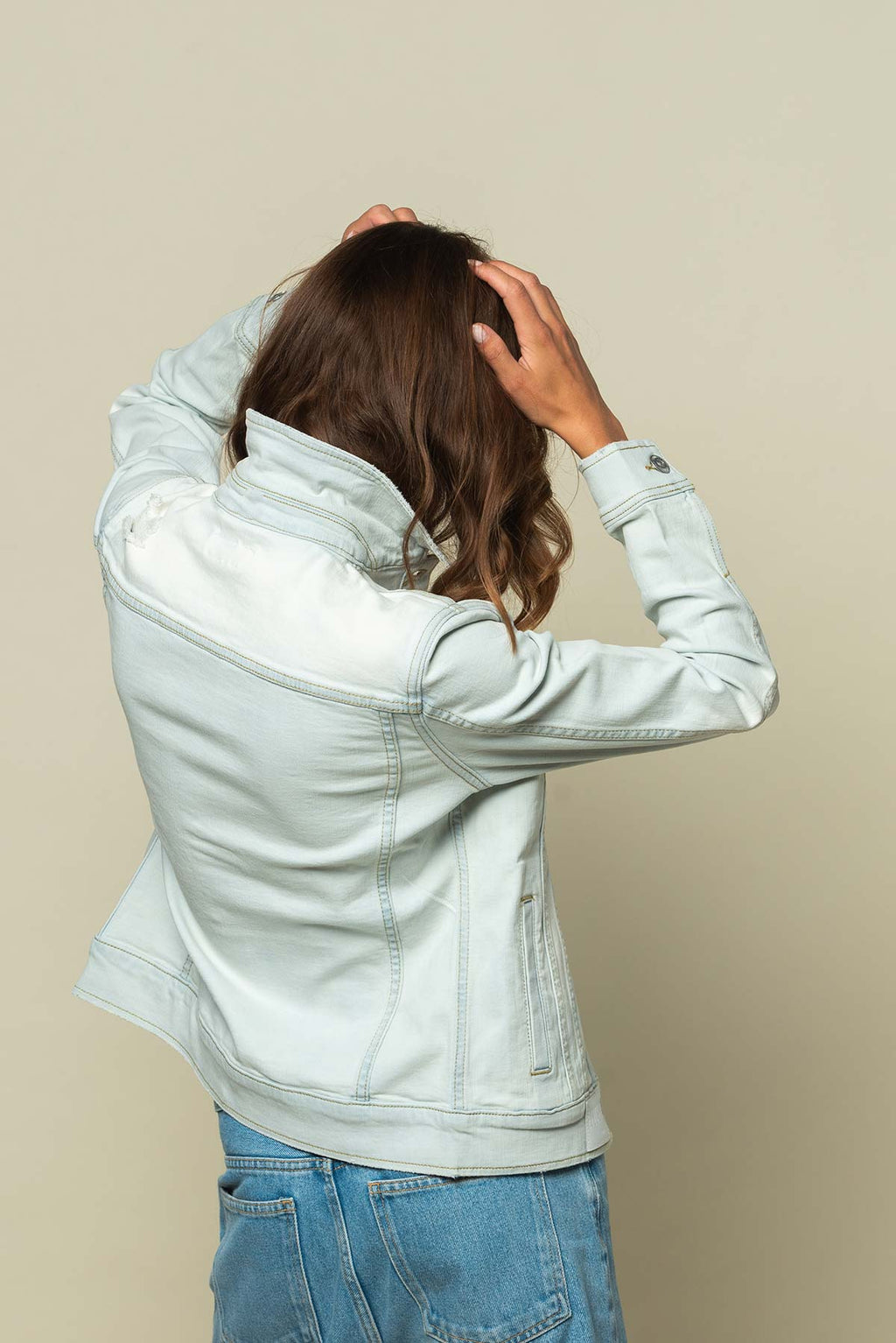 Veste en Jean Femme bleu très clair