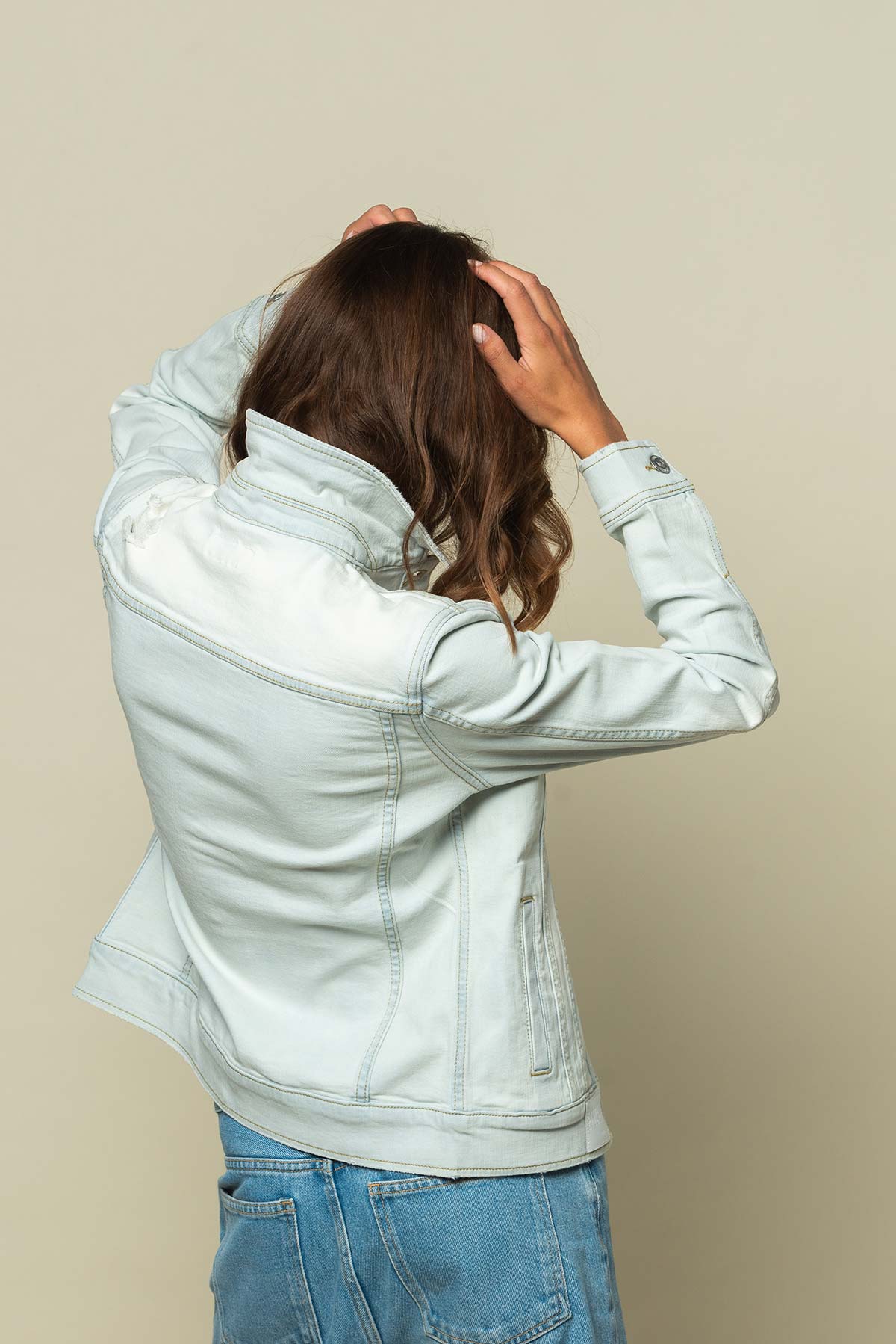 Veste en Jean Femme bleu très clair