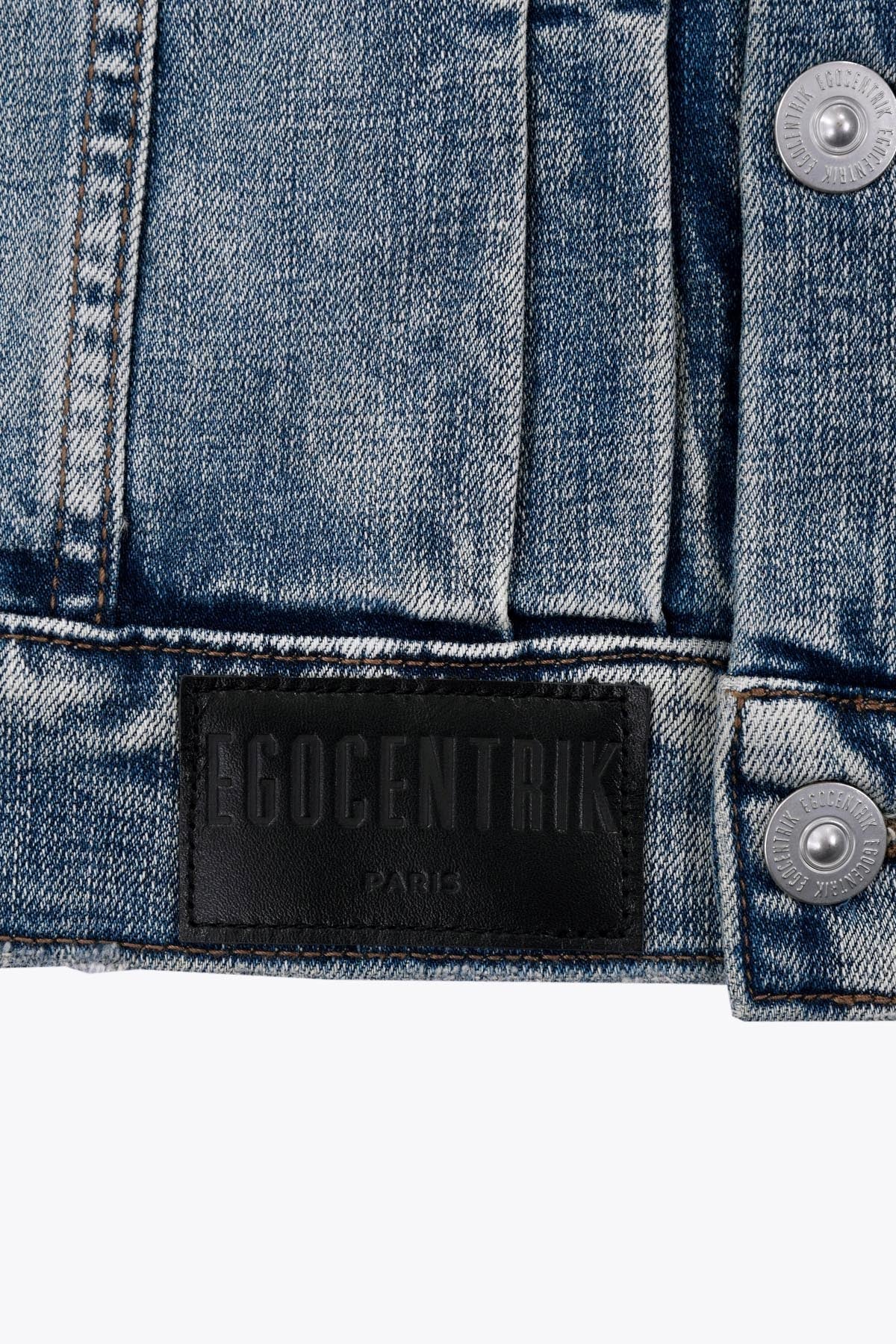 Veste Homme en Jean bleu foncé