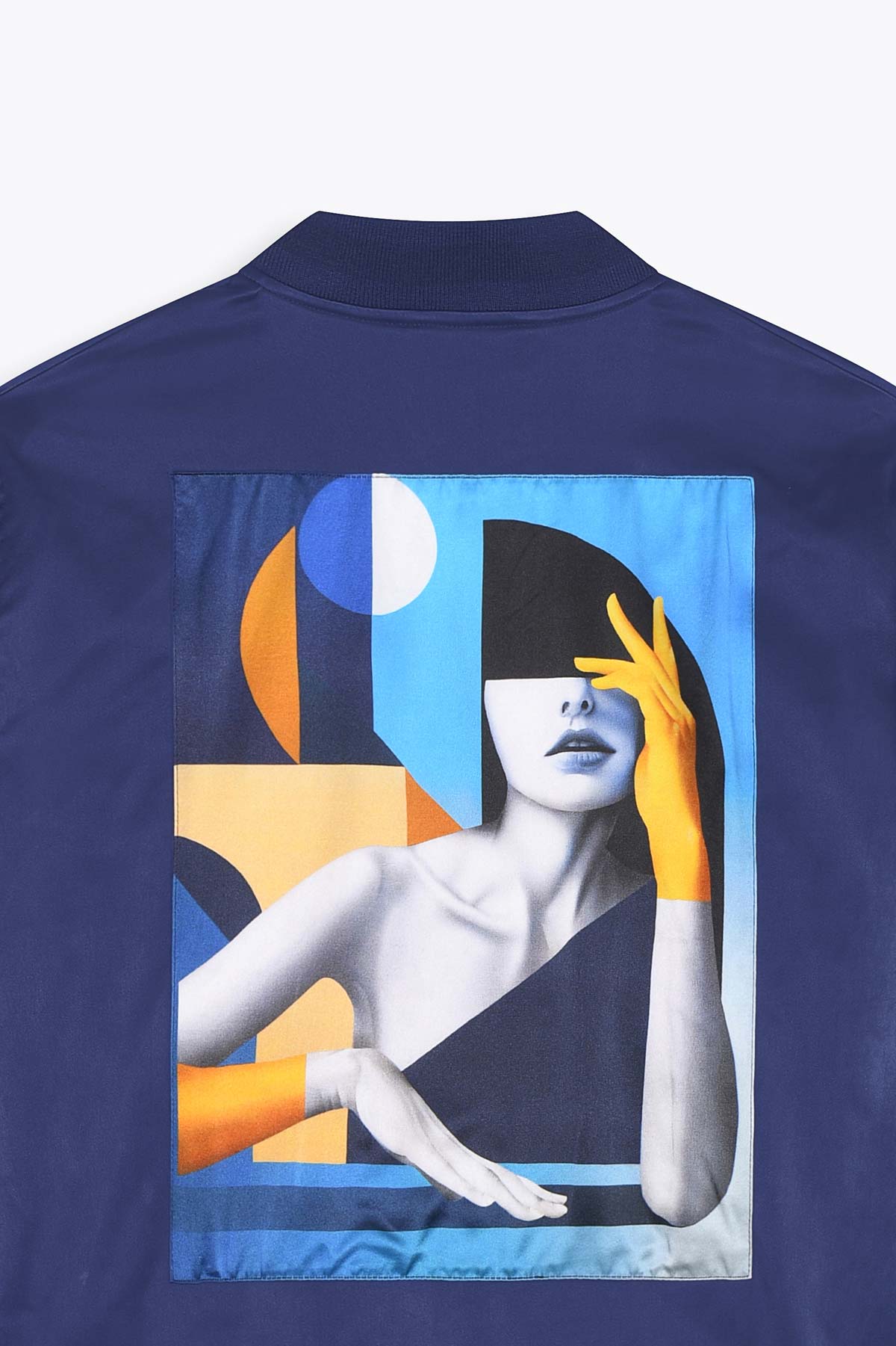 Veste bomber bleu "Riviera"
